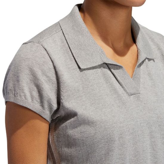 Picture of adidas Ladies Sweater Knit Polo Shirt