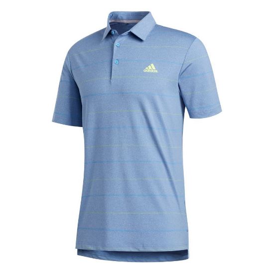Picture of adidas Ultimate Heather Stripe Polo Shirt - S Only