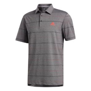 Picture of adidas Ultimate Heather Stripe Polo Shirt - S Only