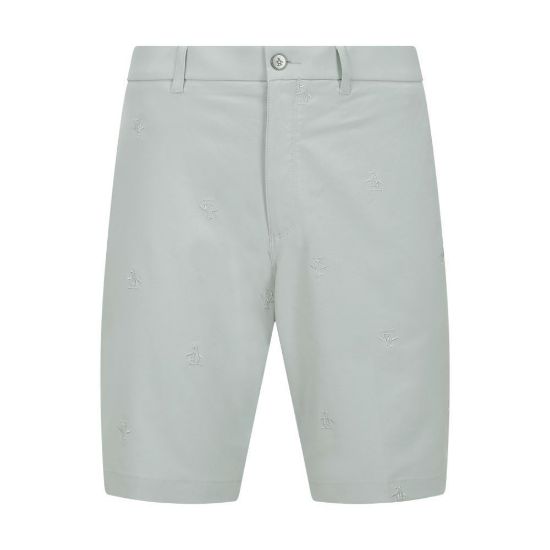 Picture of Original Penguin All Over  'Pete' Emoridered Golf  Shorts - Waist 32" & 36" Only