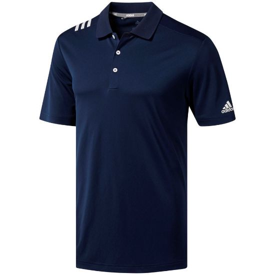 Picture of adidas 3 Stripe Golf Polo Shirt