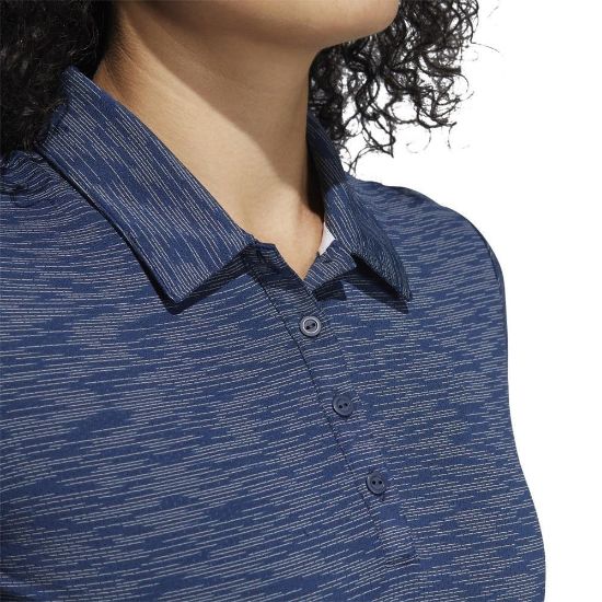 Picture of adidas Ladies Spacedye Golf Polo Shirt - XS & L Only