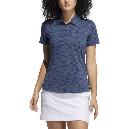 Picture of adidas Ladies Spacedye Golf Polo Shirt - XS & L Only