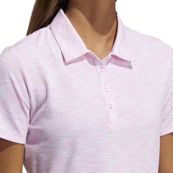 Picture of adidas Ladies Spacedye Golf Polo Shirt - XS & L Only