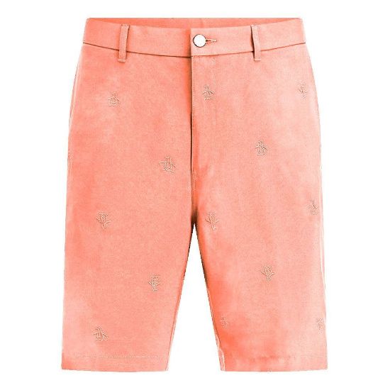 Picture of Original Penguin All Over 'Pete' Embroidered Golf Shorts - Waist Size 34 & 40 Only