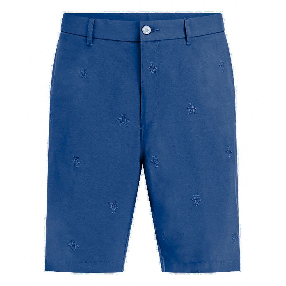 Original Penguin All Over 'Pete' Embroidered Golf Shorts - Waist Size 34 & 40 Only