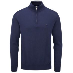 Picture of Oscar Jacobson Men's Waldorf Pin 1/2 Zip Golf Sweater