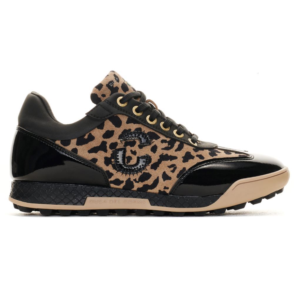 Duca Del Cosma Ladies King Cheetah Golf Shoes
