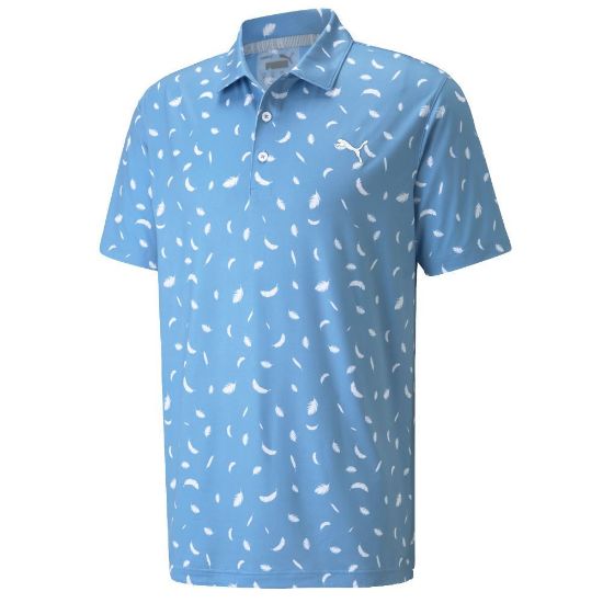 Picture of Puma Men's CloudSpun Feathers Polo Shirt -  Size Small Only