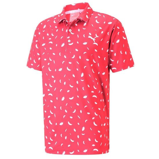 Picture of Puma Men's CloudSpun Feathers Polo Shirt -  Size Small Only