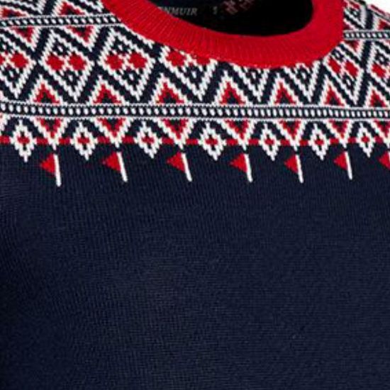 Picture of Glenmuir Men's  Fairisle Golf Flags Merion Blend Sweater