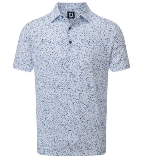 Picture of FootJoy Men's Lisle Granite Print Golf Polo Shirt