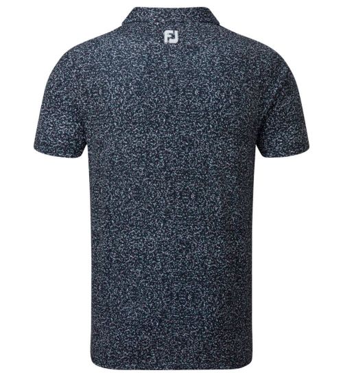 Picture of FootJoy Men's Lisle Granite Print Golf Polo Shirt