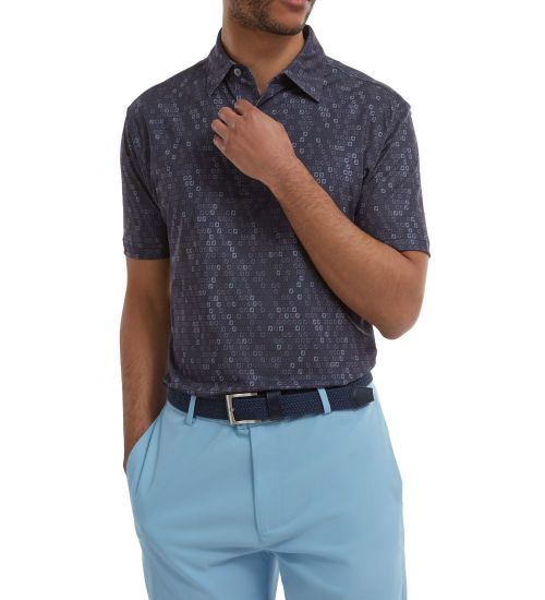 Picture of FootJoy Men's Lisle Digi Camo Print Golf Polo Shirt