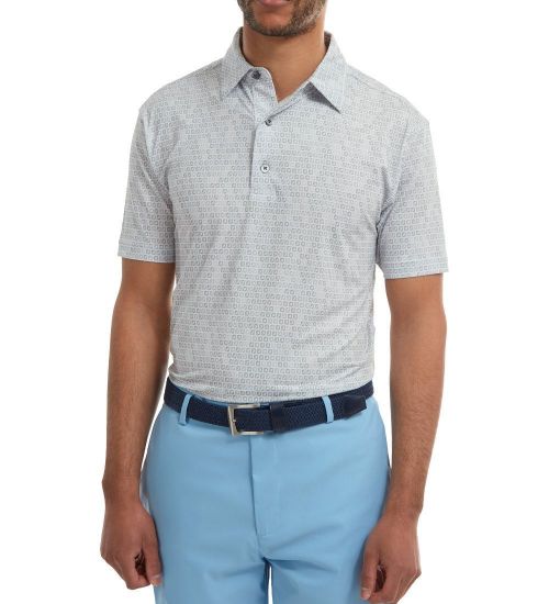 Picture of FootJoy Men's Lisle Digi Camo Print Golf Polo Shirt