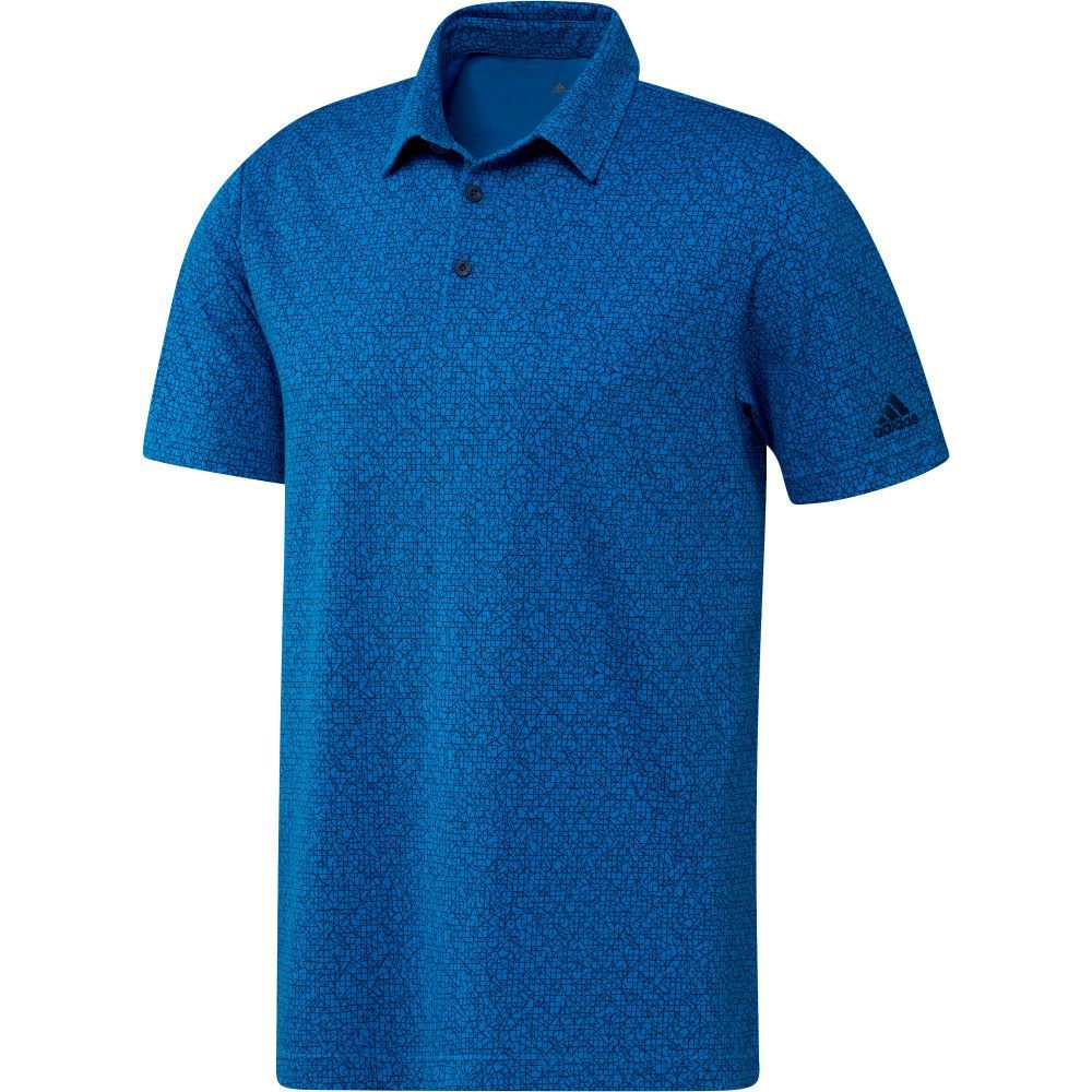 adidas Men's Primeblue Abstract Print Golf Polo Shirt