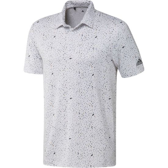 Picture of adidas Men's Flag Print Golf Polo Shirt