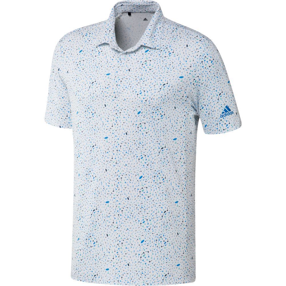 adidas Men's Flag Print Golf Polo Shirt