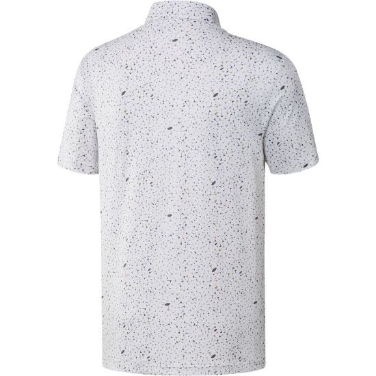 Picture of adidas Men's Flag Print Golf Polo Shirt