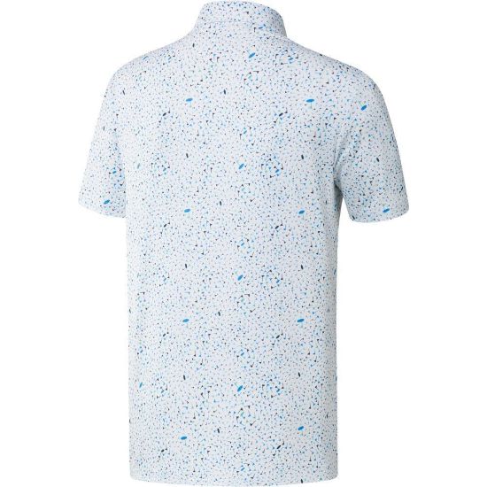 Picture of adidas Men's Flag Print Golf Polo Shirt