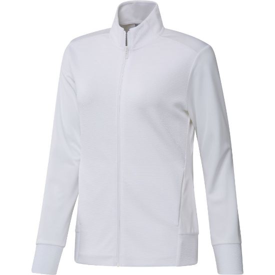Picture of adidas Ladies Texture Full Zip Golf Jacket