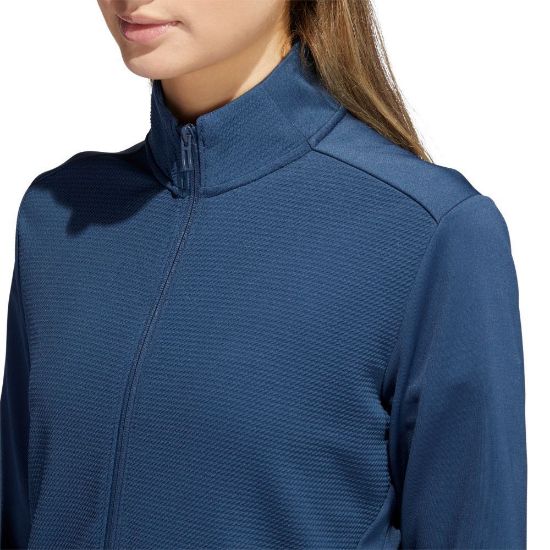 Picture of adidas Ladies Texture Full Zip Golf Jacket
