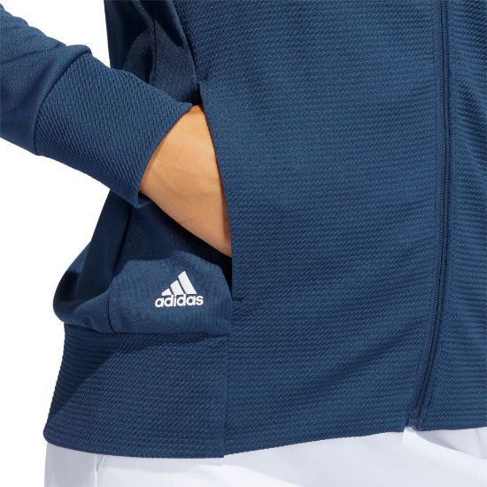 Picture of adidas Ladies Texture Full Zip Golf Jacket
