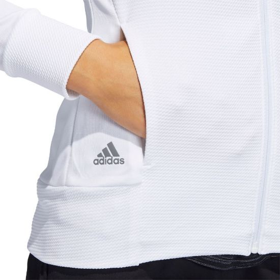 Picture of adidas Ladies Texture Full Zip Golf Jacket
