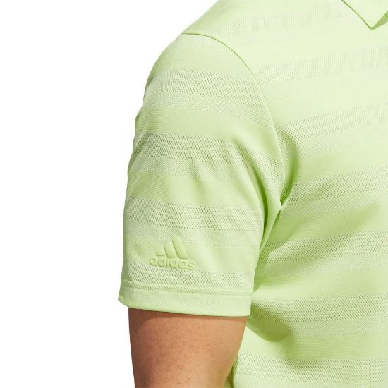 Picture of adidas Men's Primegreen 2 Colour Stripe Golf Polo Shirt