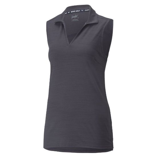 Picture of Puma Ladies Cloudspun Coast Sleeveless Golf Polo Shirt