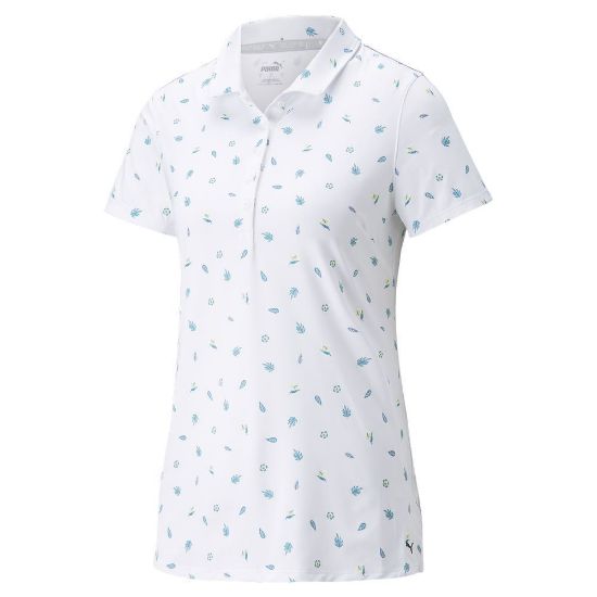 Picture of Puma Ladies MATTR Tropics Golf Polo Shirt