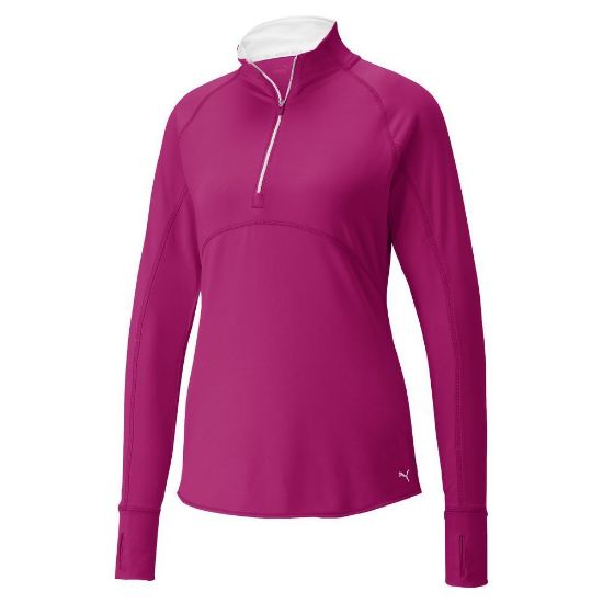 Picture of Puma Ladies Gamer 1/4 Zip Golf Midlayer