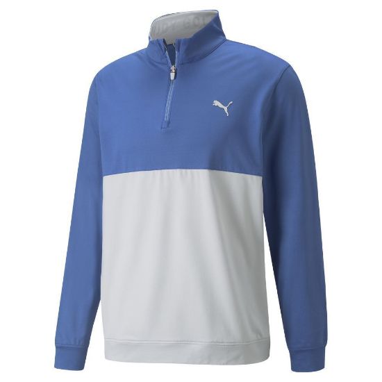 Picture of Puma Gamer Colorblock 1/4 Zip Golf Sweater