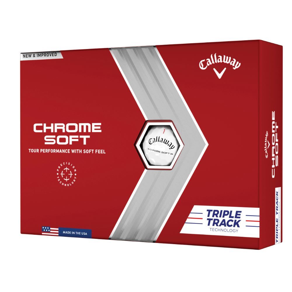 Callaway Chrome Soft Triple Track Golf Balls (2022)
