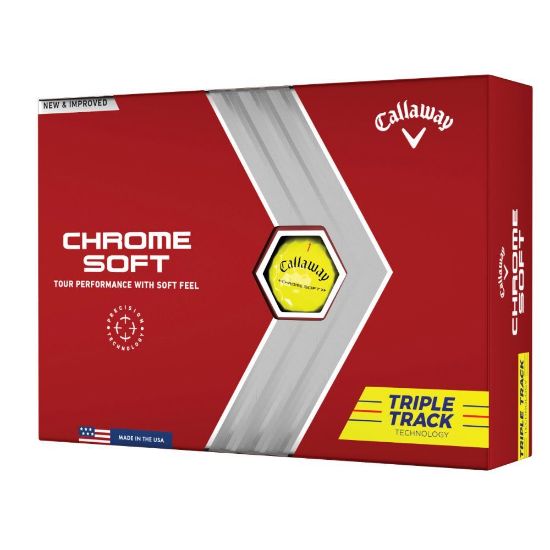 Picture of Callaway Chrome Soft Triple Track Golf Balls (2022)