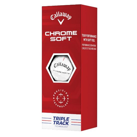 Picture of Callaway Chrome Soft Triple Track Golf Balls (2022)