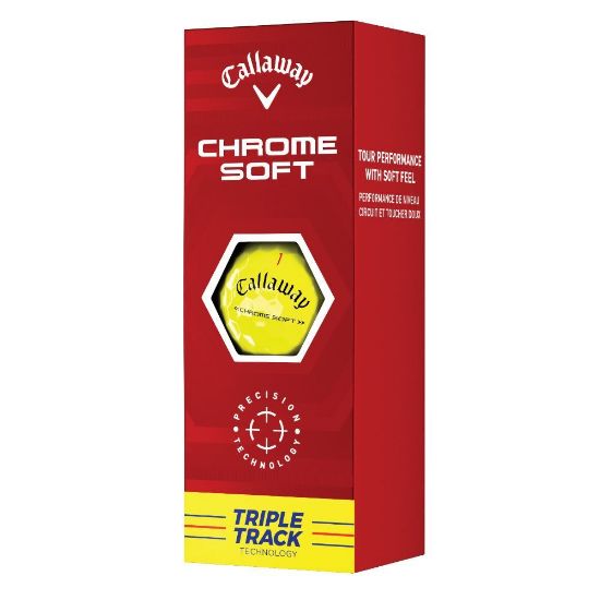 Picture of Callaway Chrome Soft Triple Track Golf Balls (2022)