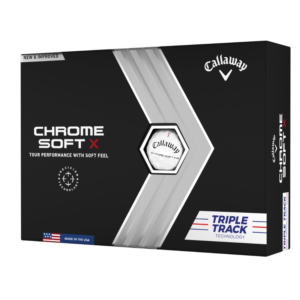 Callaway Chrome Soft X Triple Track Golf Balls (2022)