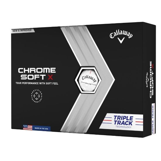 Picture of Callaway Chrome Soft X Triple Track Golf Balls (2022)