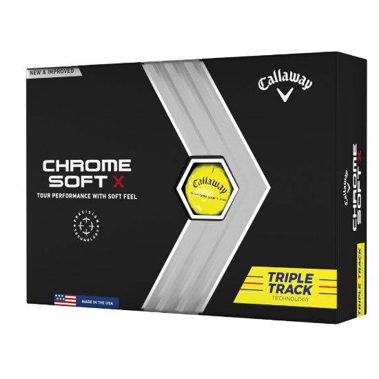 Picture of Callaway Chrome Soft X Triple Track Golf Balls (2022)