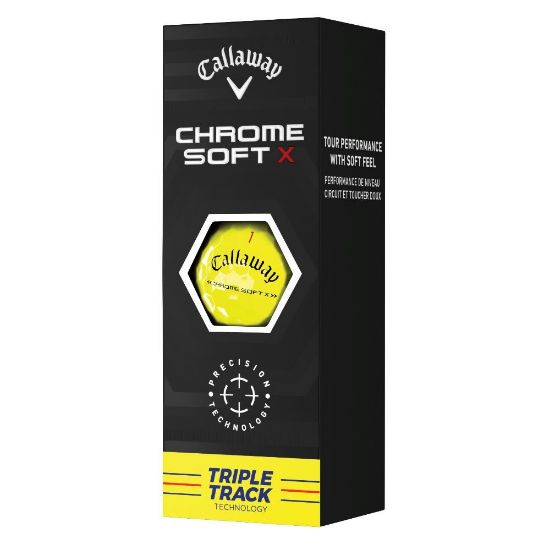 Picture of Callaway Chrome Soft X Triple Track Golf Balls (2022)