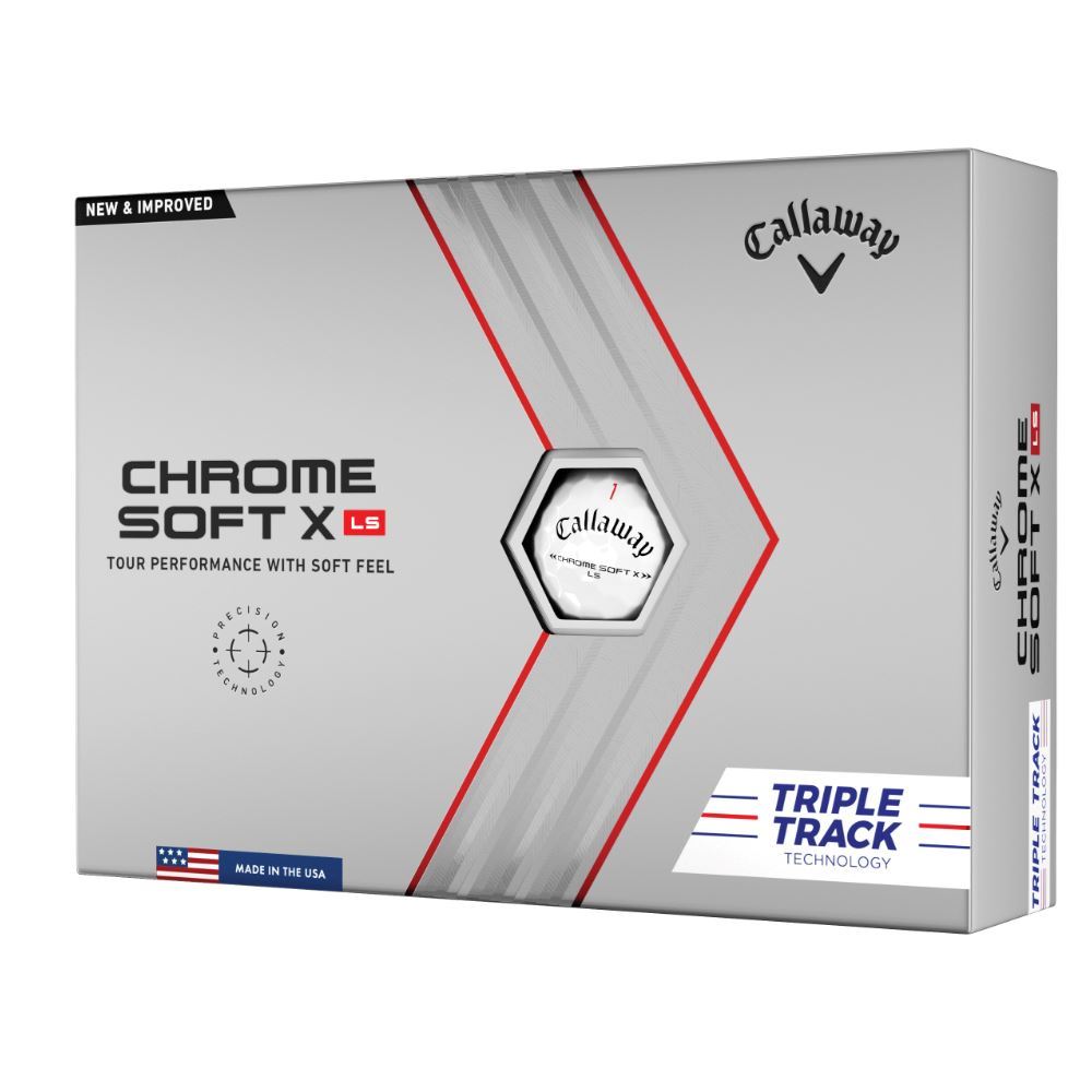 Callaway Chrome Soft X LS Triple Track Golf Balls (2022)