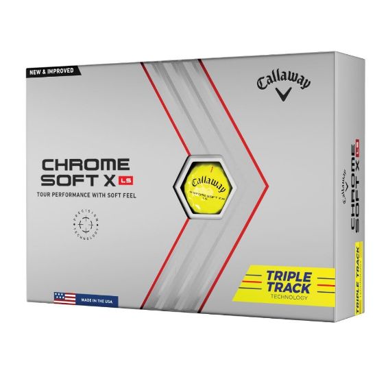 Picture of Callaway Chrome Soft X LS Triple Track Golf Balls (2022)