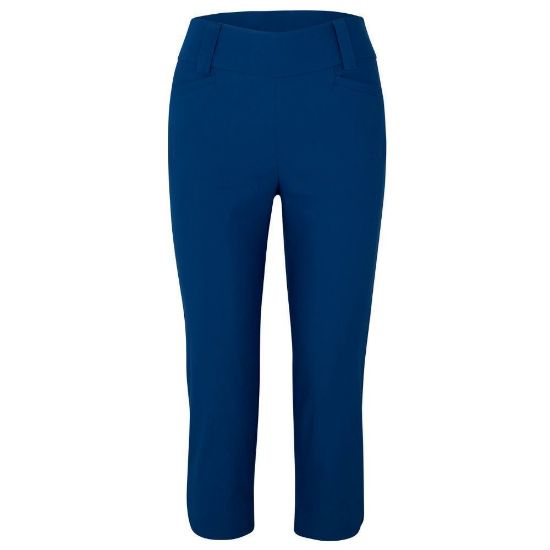 Picture of Swing Out Sister Estelle Pull On Golf Capri - Atlantic Blue