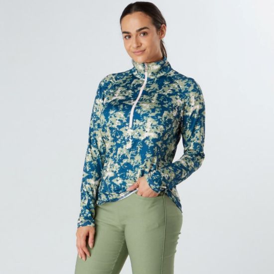 Picture of Swing Out Sister Celeste 1/4 Zip Golf Midlayer - Abstract