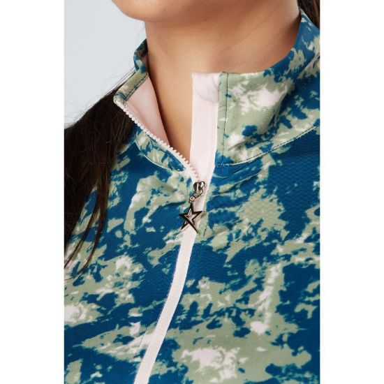 Picture of Swing Out Sister Celeste 1/4 Zip Golf Midlayer - Abstract