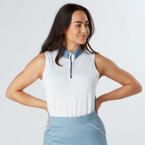Picture of Swing Out Sister Clara Sleeveless Golf Polo Shirt
