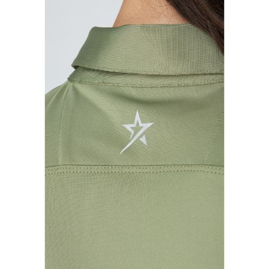 Picture of Swing Out Sister Amelie Sleeveless Golf Polo Shirt - Oli Green