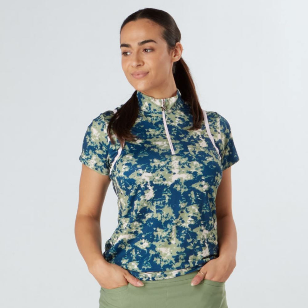 Swing Out Sister Celia Cap Sleeve Golf Polo Shirt