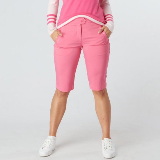 Picture of Swing Out Sister Fleur Drifit Golf Shorts - Pink Glo